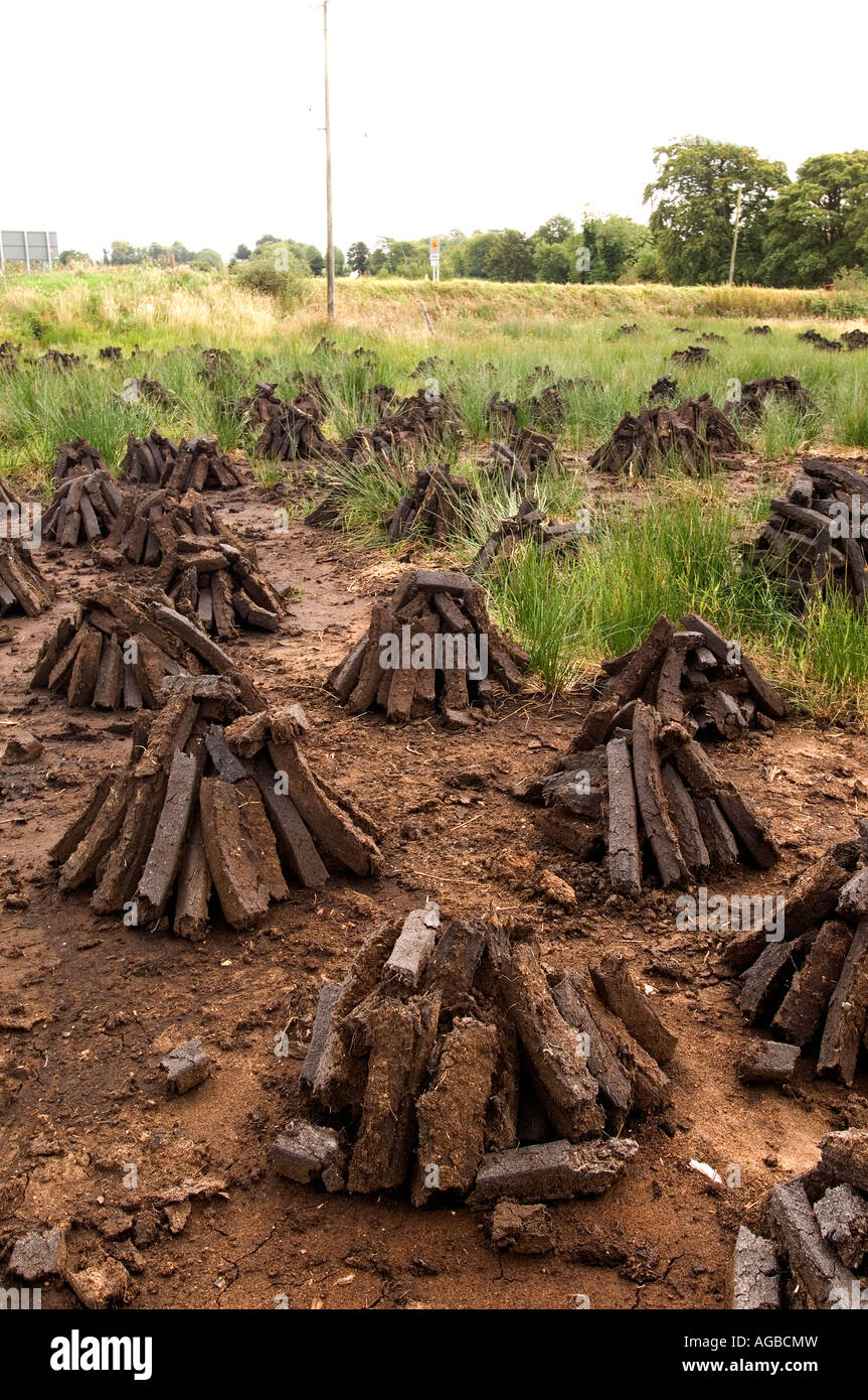 Ireland's common heating energy source cut peat fuel most commonly