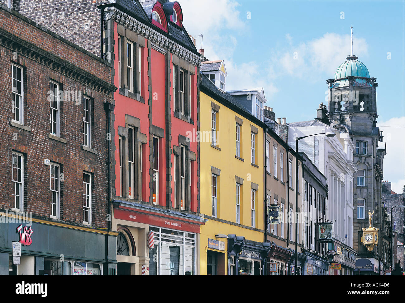 Westgate Road Newcastle Upon Tyne Stock Photo, Royalty Free Image