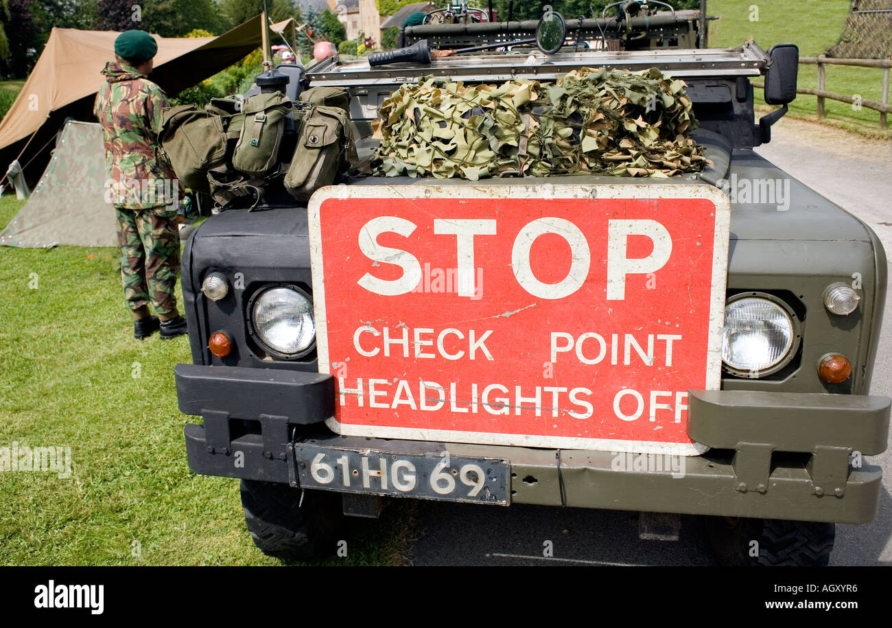 British Army Checkpoint Stock Photo, Royalty Free Image 8173237 Alamy