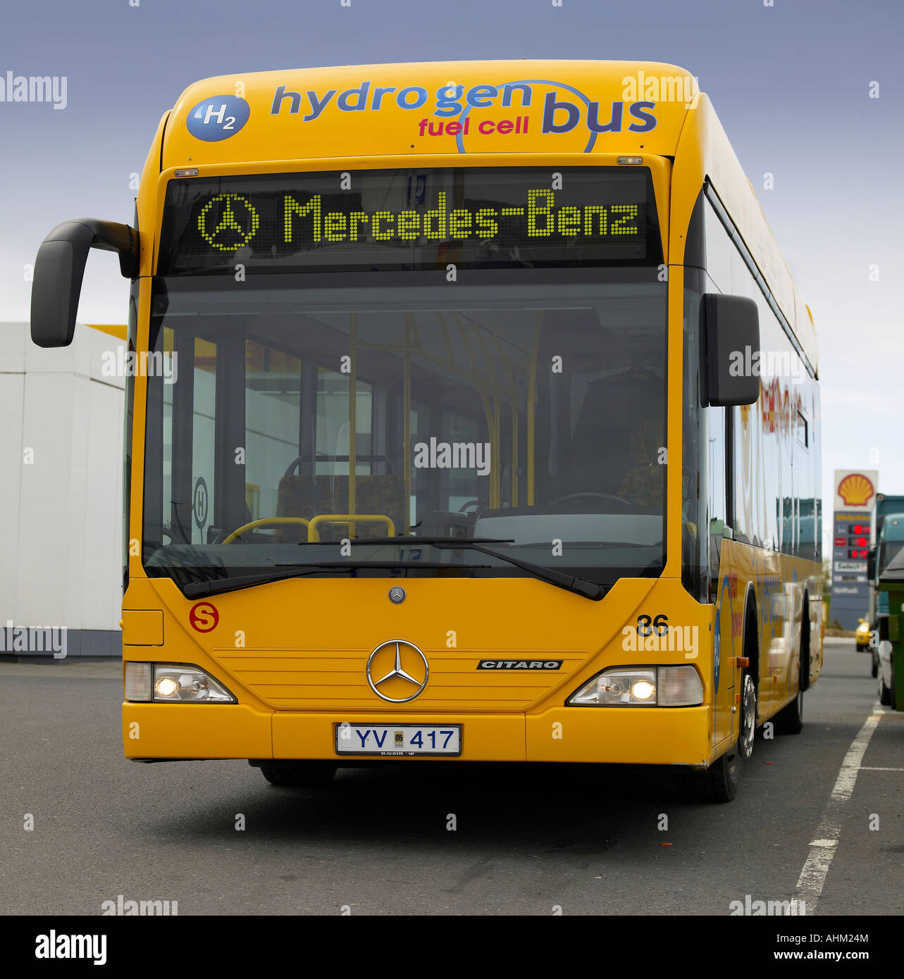 Hydrogen Powered Bus Reykjavik Iceland Stock Photo 14501587 Alamy