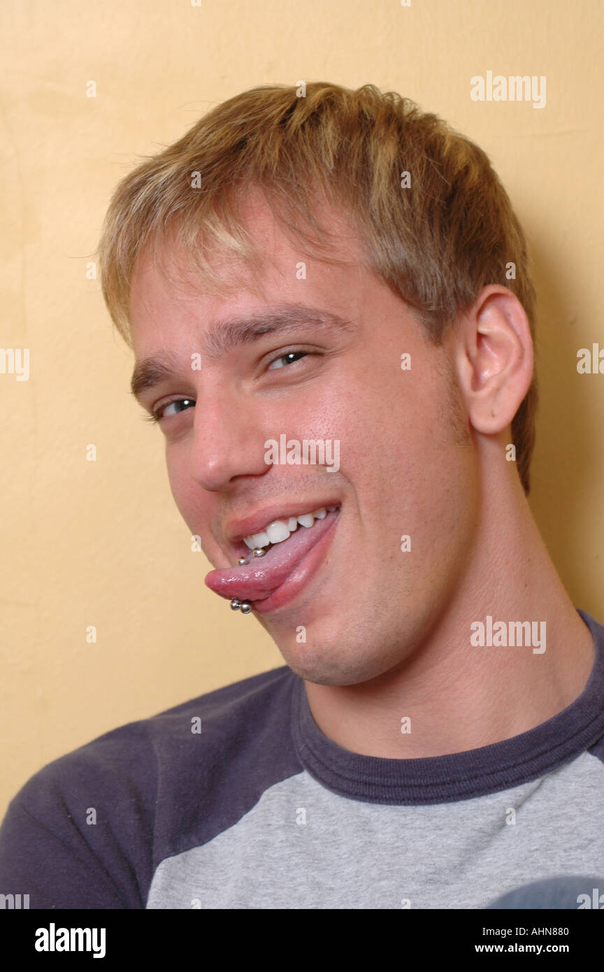 Gay Tongue Piercing 29
