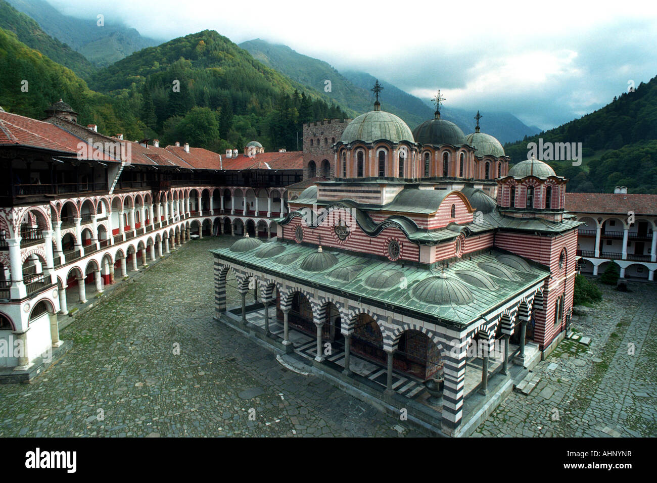 The Rila Monastery (Rilski Manastir), Bulgaria Stock Photo, Royalty ...