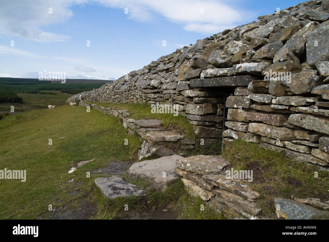Grey Cairns Camster Caithness Long Burial Chambered Cairn Neolithic