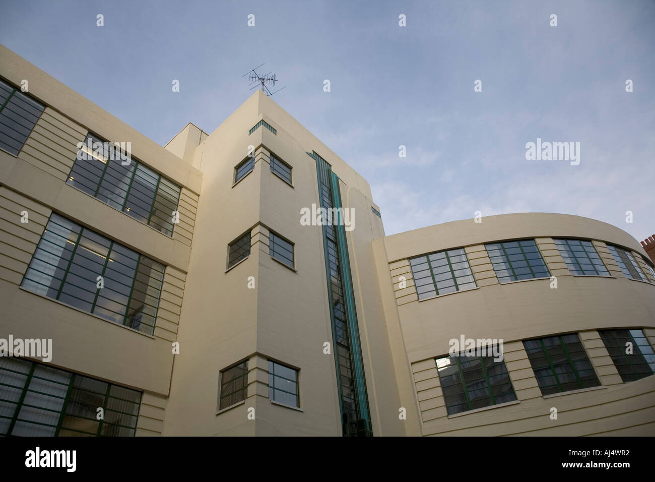 art deco style building in herbrand street london england stock art deco style building in herbrand street london england stock