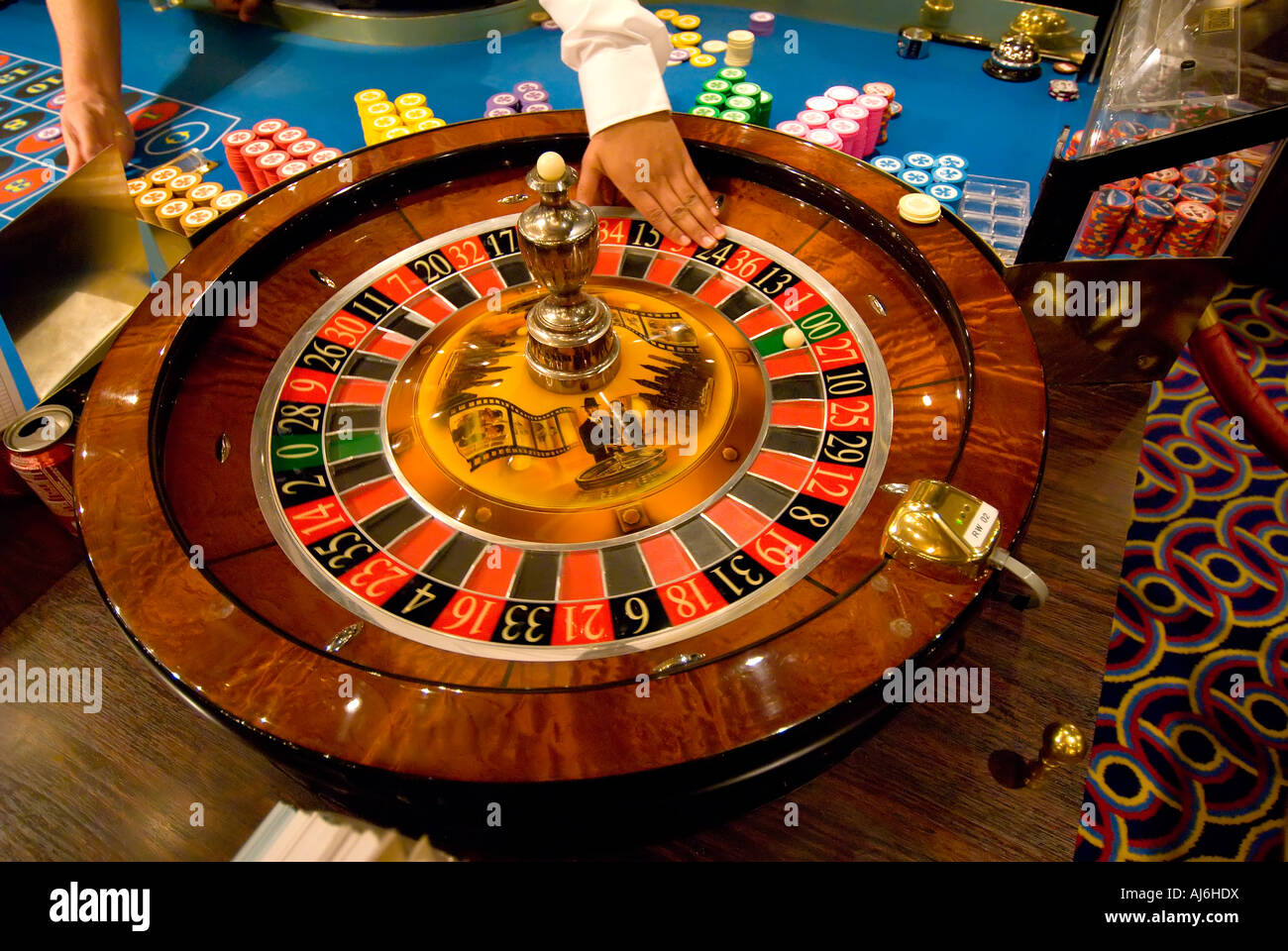 Gambling Roulette Wheel action addiction addictive ball blur casino Stock Photo ...1300 x 960