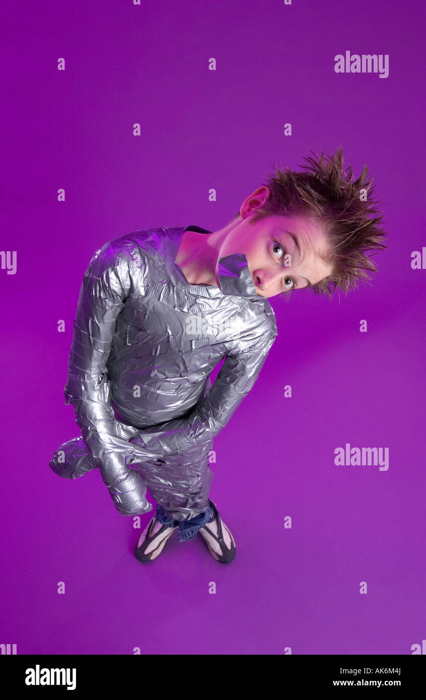 Male wrapped in duct tape Stock Photo, Royalty Free Image 14902769 Alamy