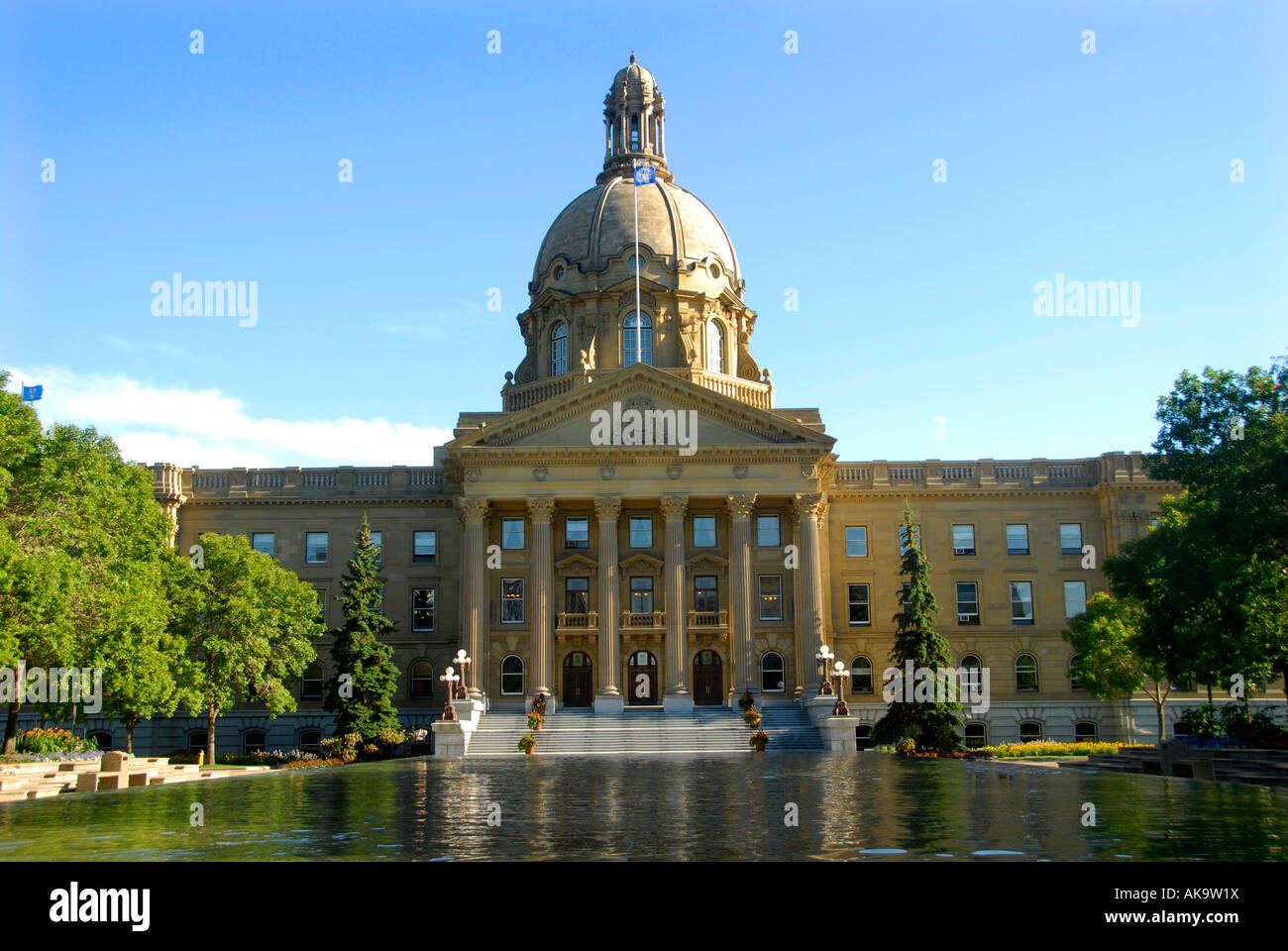 Provincial Capital Edmonton Alberta Canada Legislative Building Stock