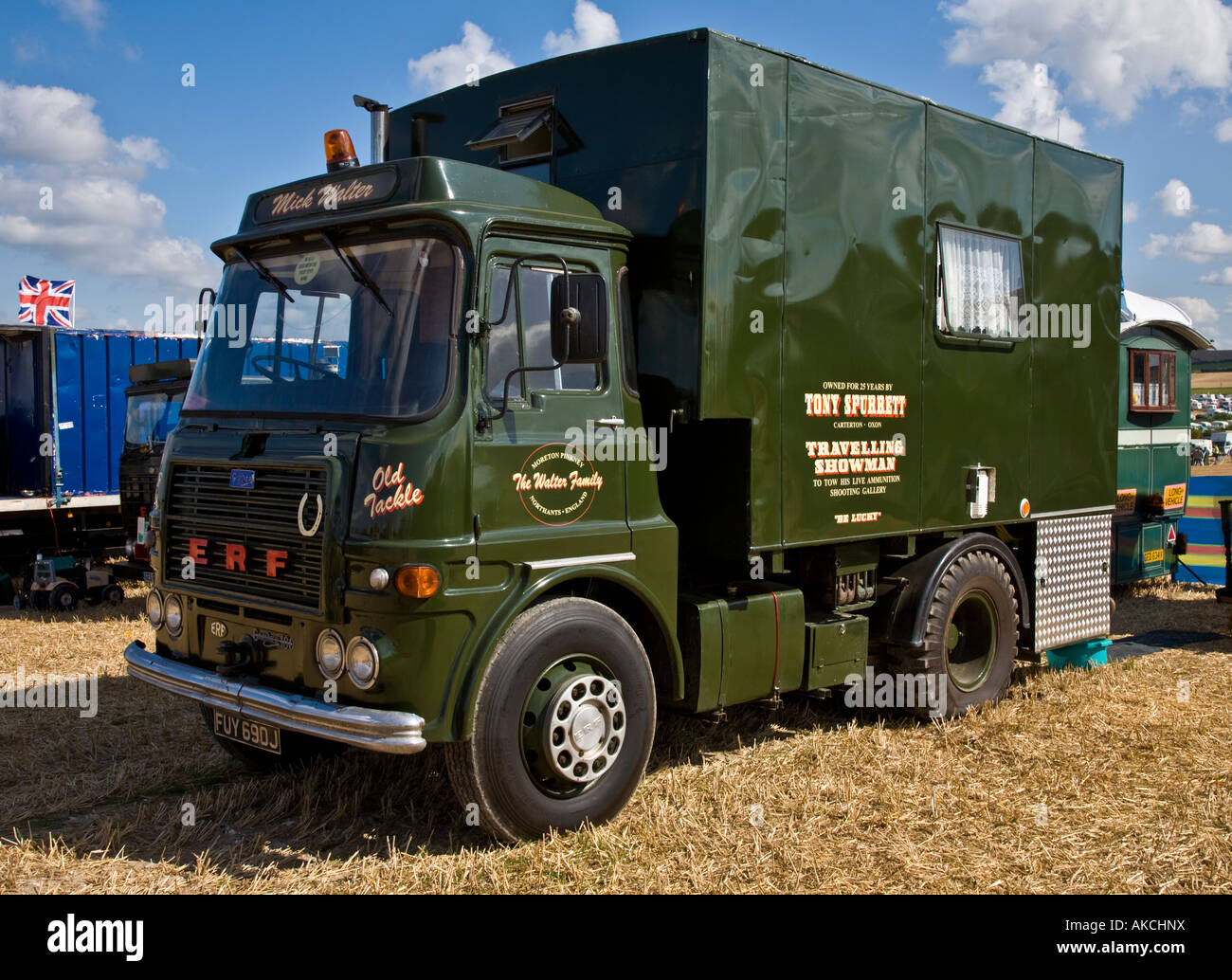 1971 ERF A Series, Ballast Tractor, Reg No. FUY 690J. Now a showman's