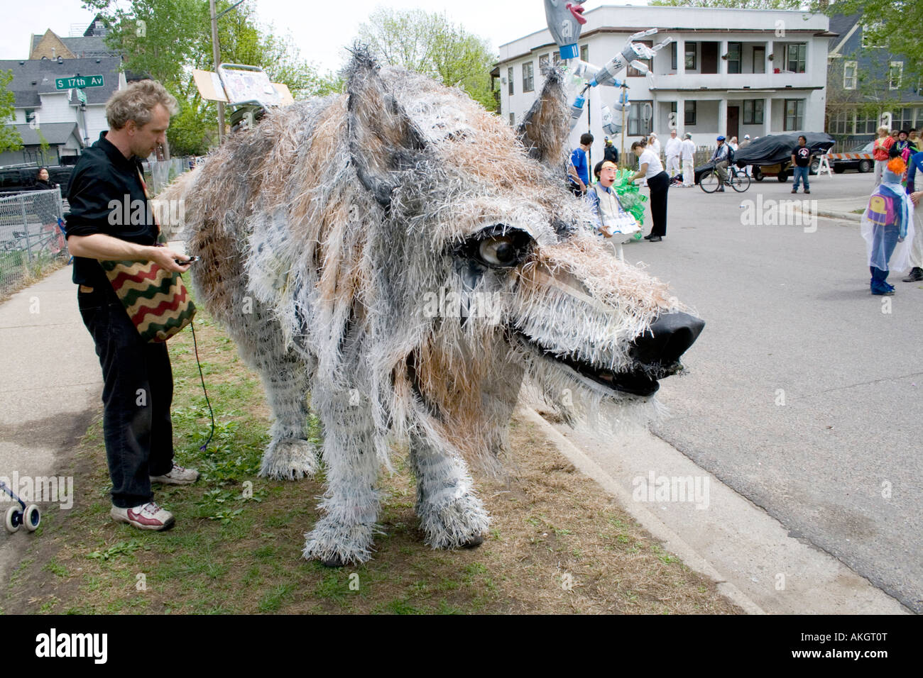 setting-up-communications-with-two-people-inside-wolf-costume-mayday-AKGT0T.jpg