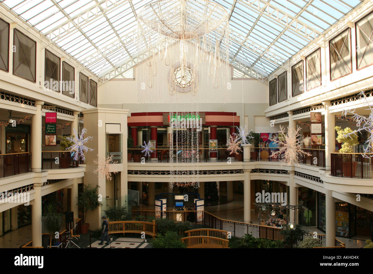 Interior of Beechwood Arcade, Cheltenham, U.K Stock Photo, Royalty Free