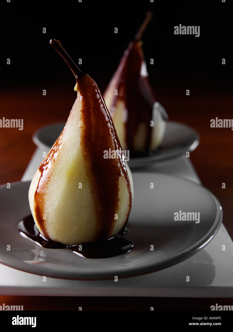 Chocolate Pears Stock Photo, Royalty Free Image 4919028 Alamy