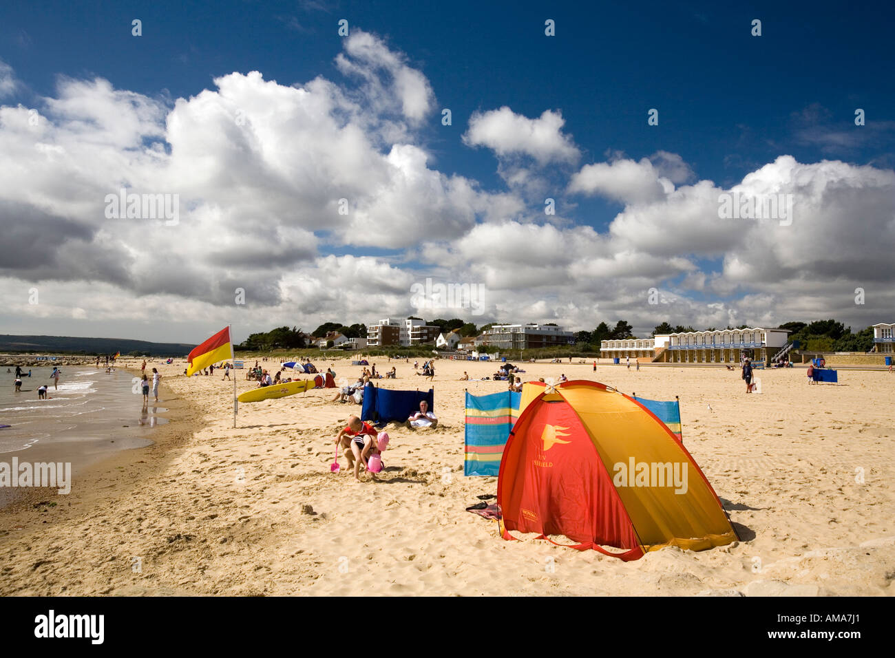 Uk Dorset Poole Harbour Sandbanks Beach Stock Photo Alamy