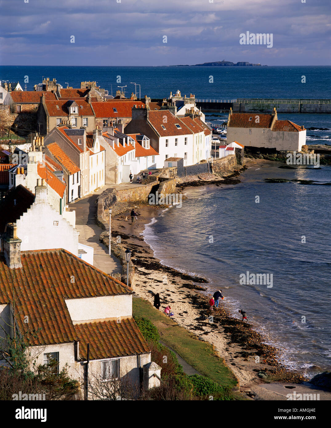 West Shore, Pittenweem, East Neuk of Fife, Fife, Scotland, UK Stock