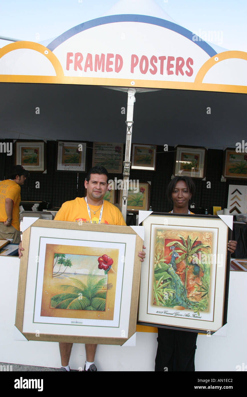 Coconut Grove Florida Arts Festival framed festival