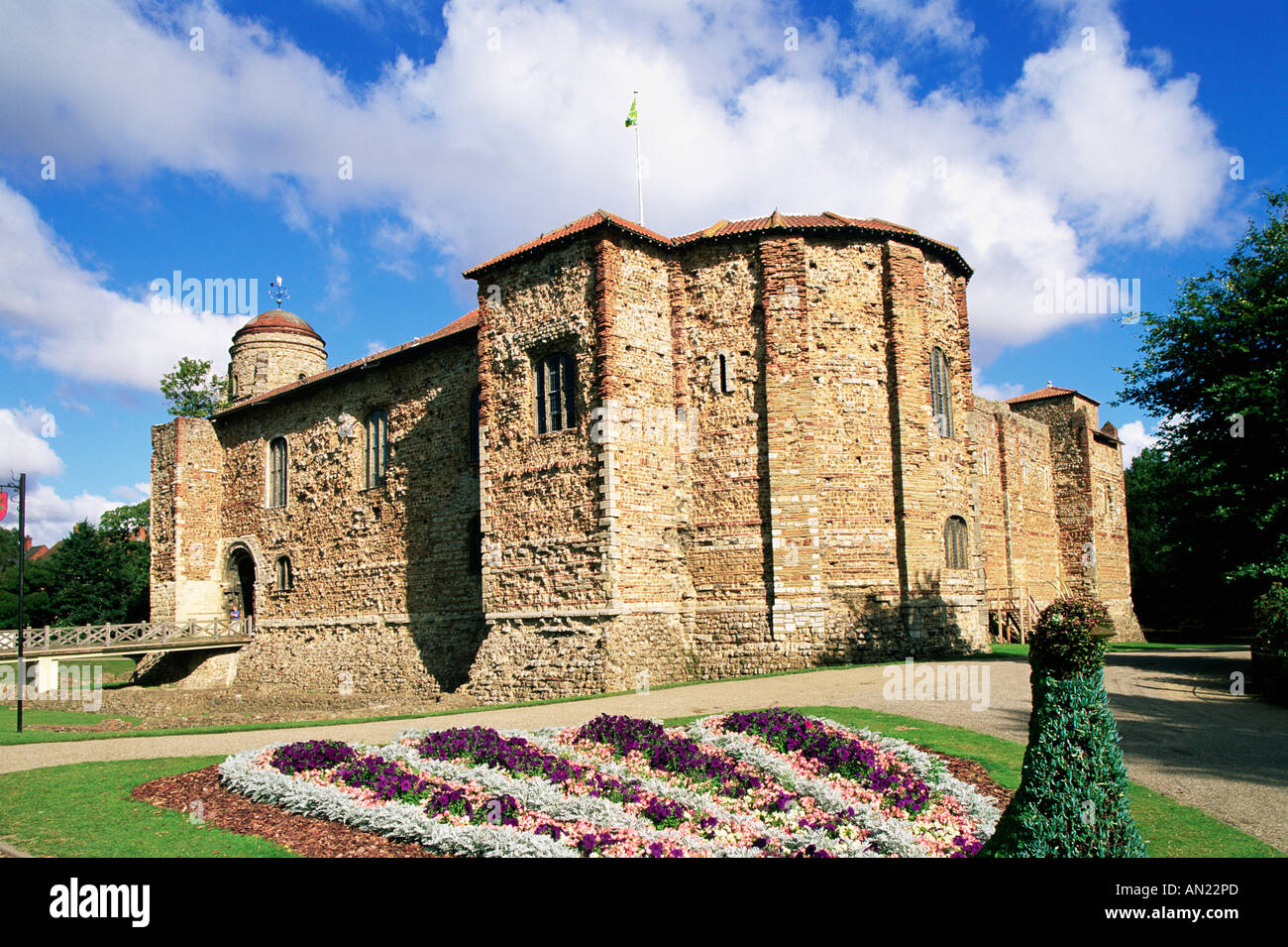England, East Anglia, Essex, Colchester, Colchester Castle Stock Photo