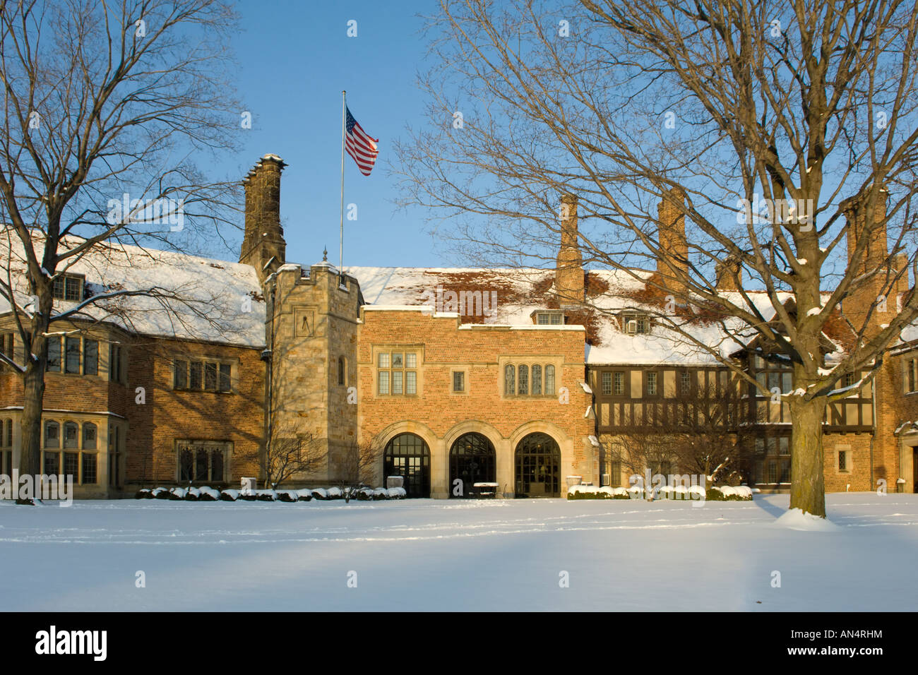 Meadow Brook Hall on the campus of Oakland University Rochester Stock