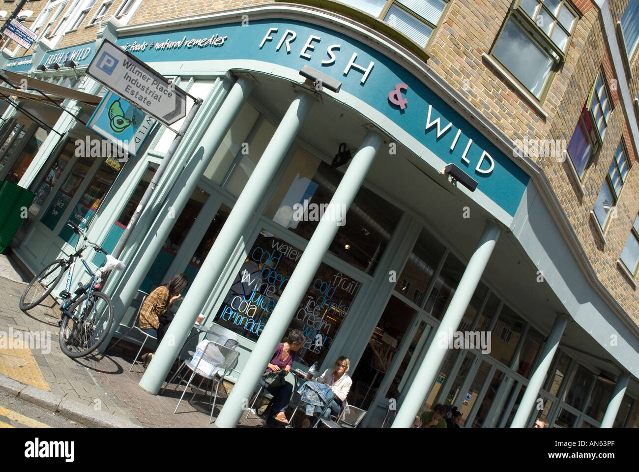 Fresh n Wild shop Church Street Stoke Newington North London UK Stock
