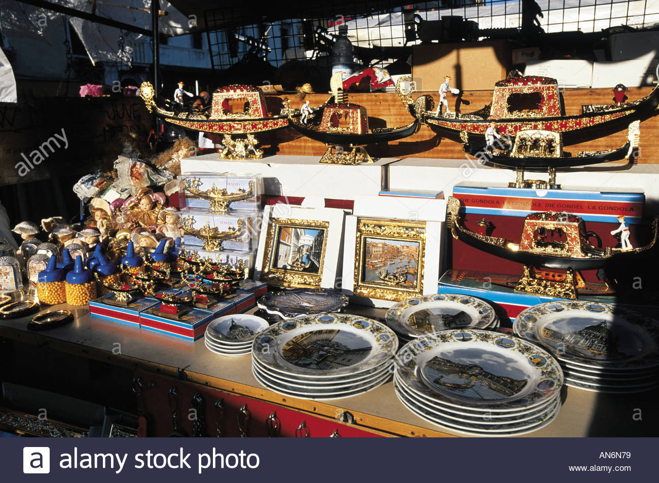 Italy Venice Souvenirs of Venice Stock Photo, Royalty Free Image