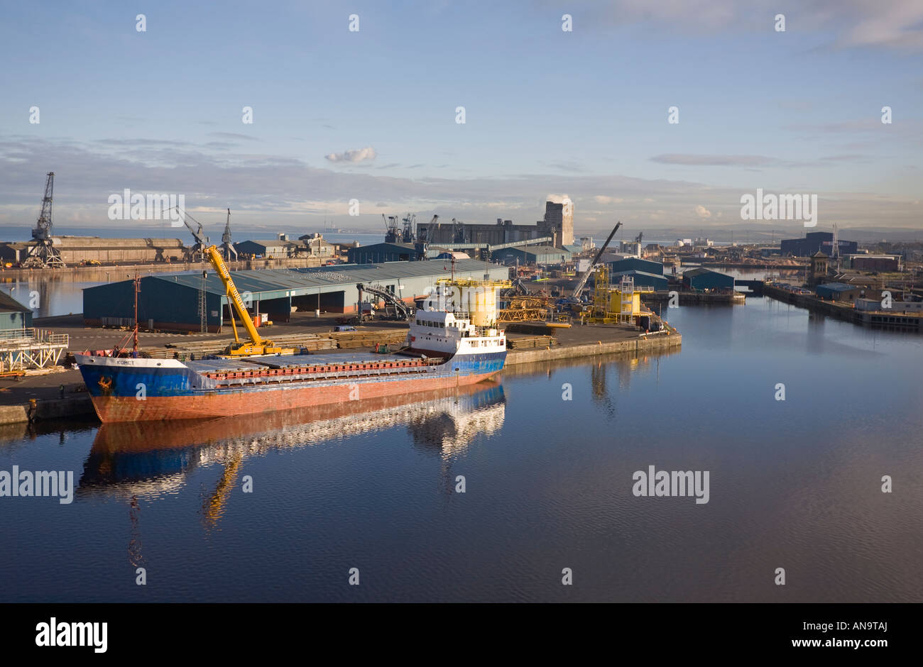 Port of Leith Edinburgh Scotland Stock Photo, Royalty Free Image