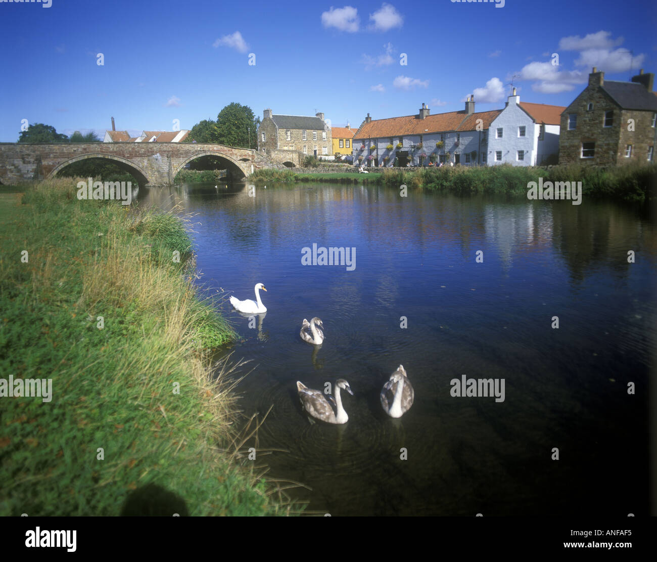 River Tyne Haddington East Lothian Scotland Stock Photo, Royalty Free