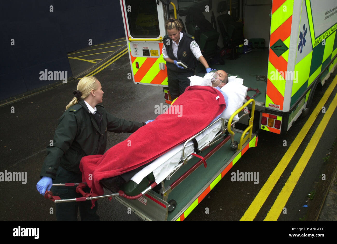 Ambulance Stretcher England Hi Res Stock Photography And Images Alamy