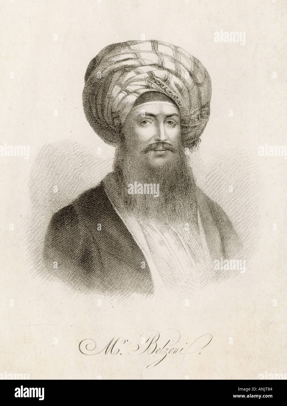 Giovanni Belzoni Stock Photo, Royalty Free Image 5075075 Alamy