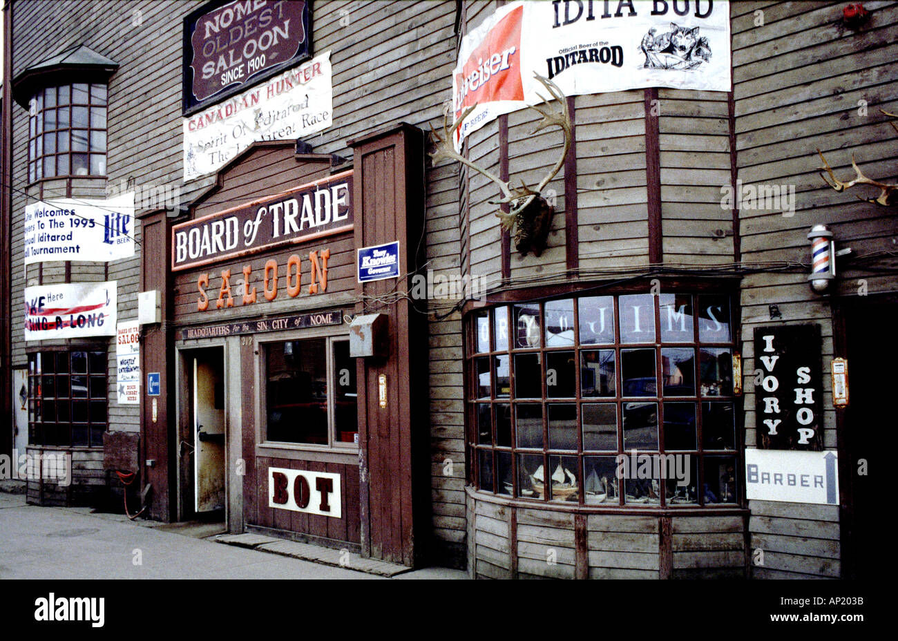 Front Street Nome Alaska Stock Photo, Royalty Free Image 1450042 Alamy