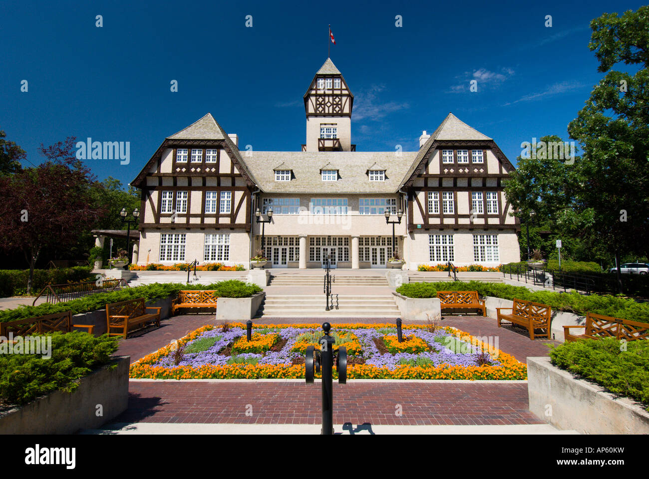 The Assiniboine Park Pavilion in Winnipeg, Manitoba, Canada Stock Photo