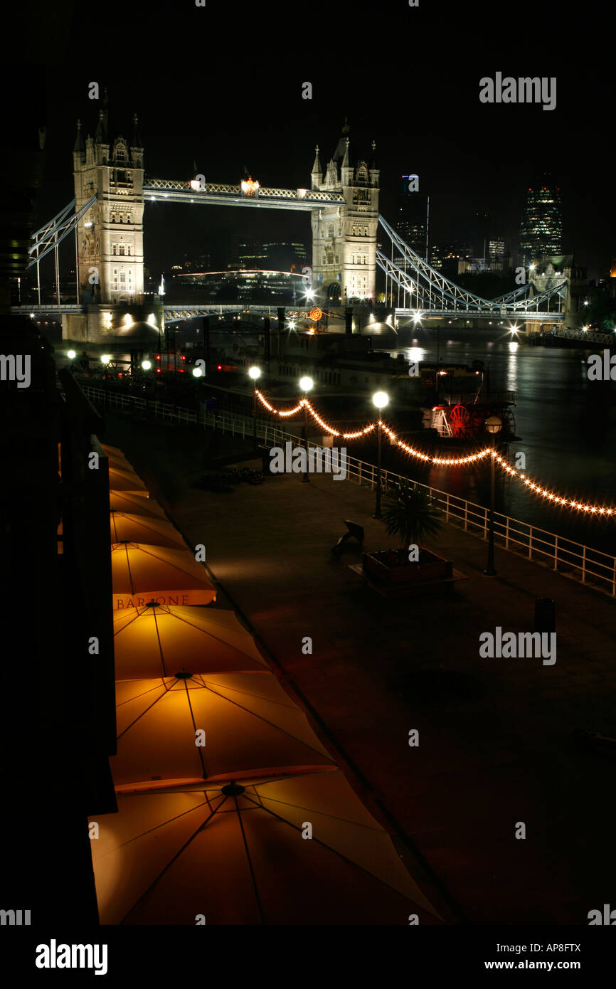 Tower Bridge From Butlers Wharf In Bermondsey London Stock Photo Alamy