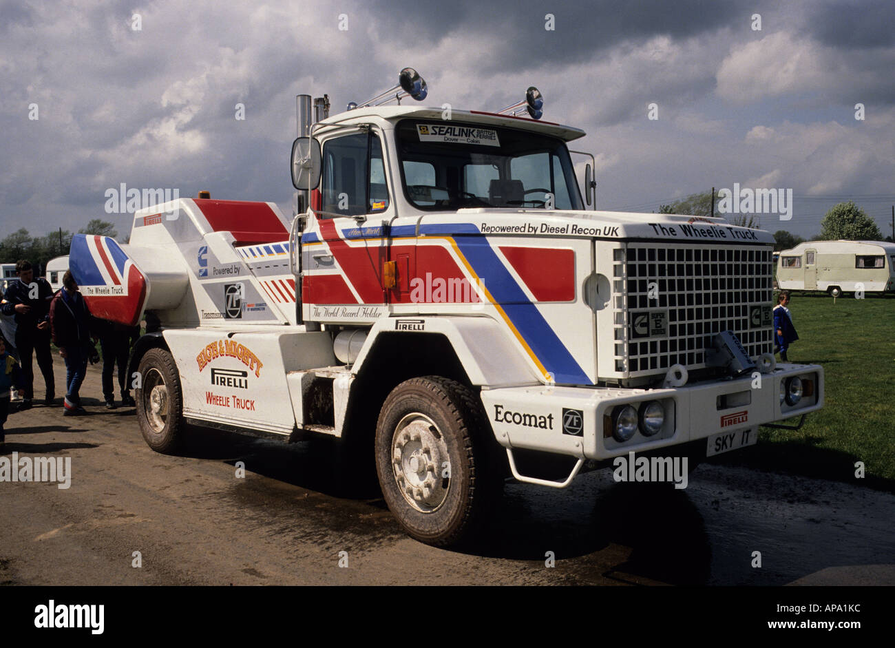 Leyland wheelie truck Stock Photo, Royalty Free Image 8985339 Alamy