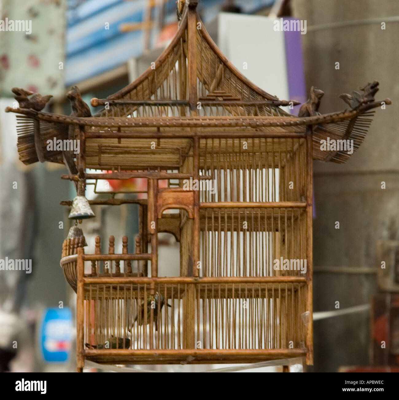 Bamboo Cricket Cage Stock Photo, Royalty Free Image 5139947 Alamy