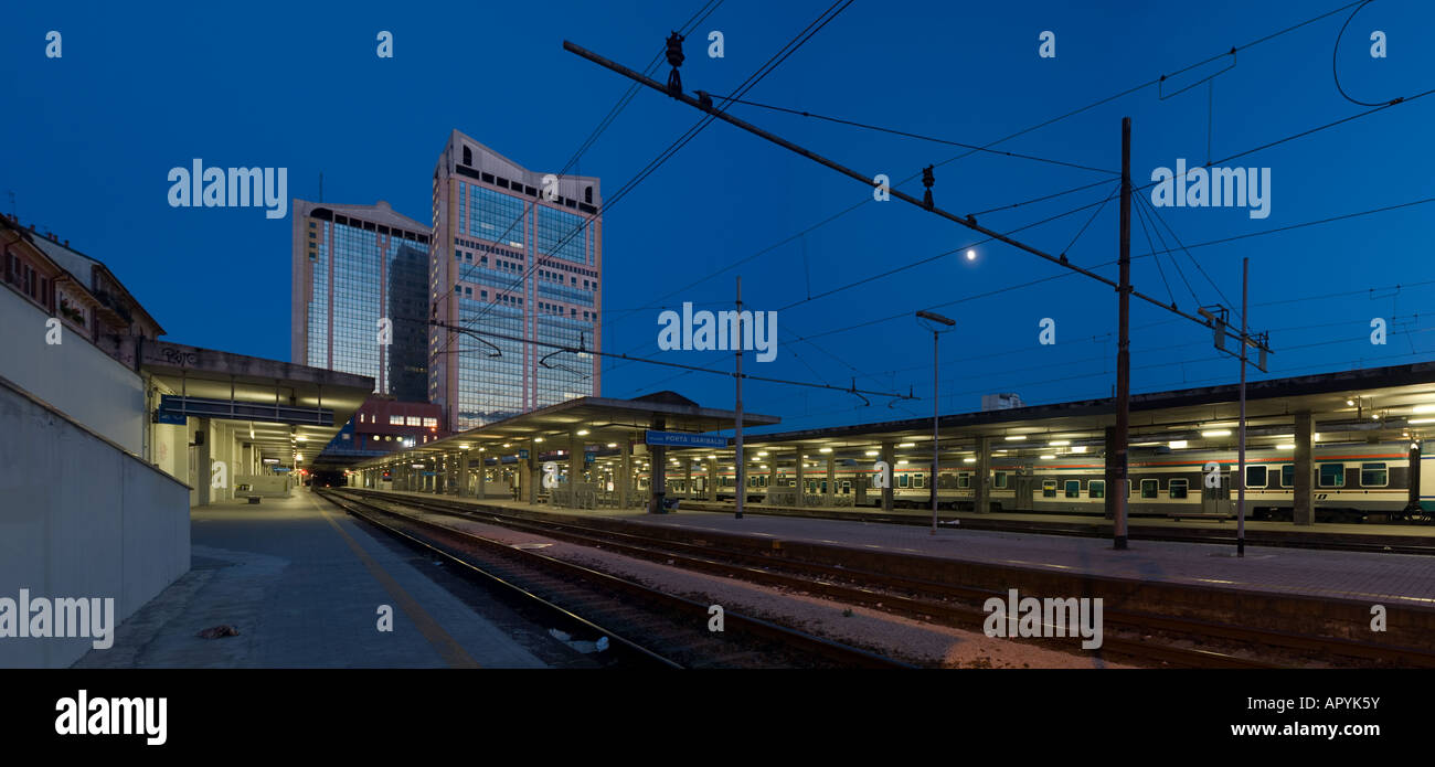 Porta Garibaldi Railway Station Milan Italy Stock Photo Alamy