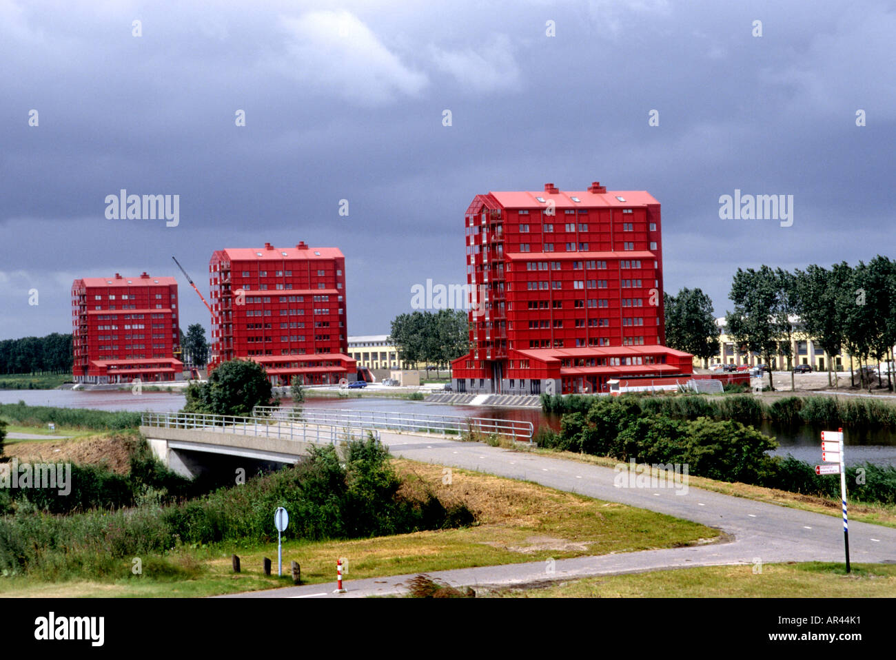 Modern Architecture Netherlands almere dutch modern architecture town netherlands stock photo Modern Architecture Netherlands almere dutch modern architecture town netherlands stock photo