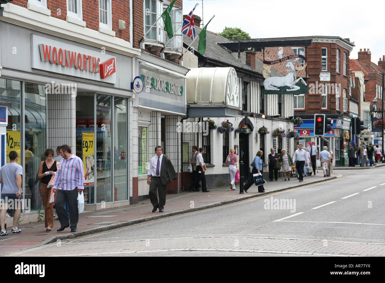 Witham town centre essex county southern england uk gb Stock Photo