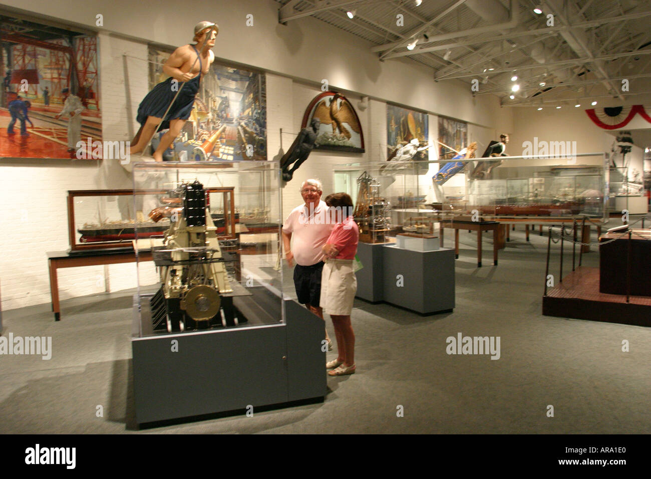 Newport News Virginia Mariners' Museum Stock Photo, Royalty Free Image