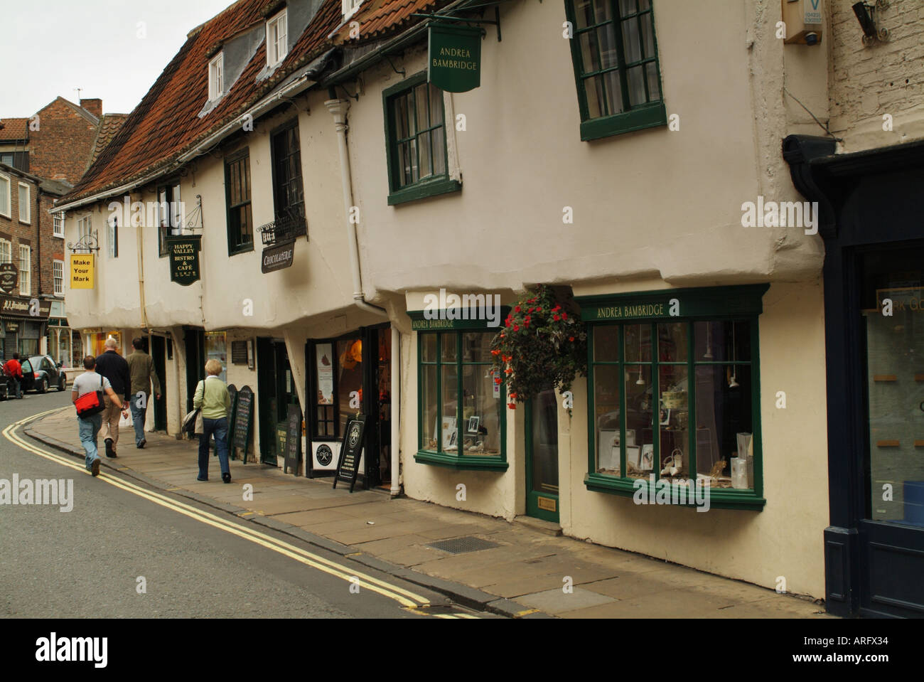 Our Lady's Row, Goodramgate, York, England, UK Stock Photo, Royalty