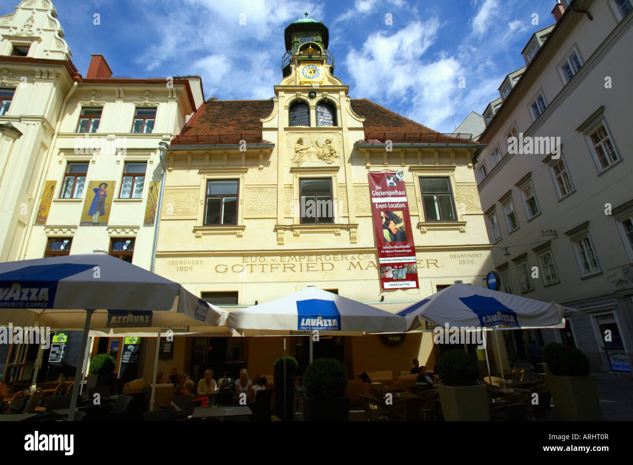 Glockenspiel Graz Austria Stock Photo, Royalty Free Image 16061254 Alamy