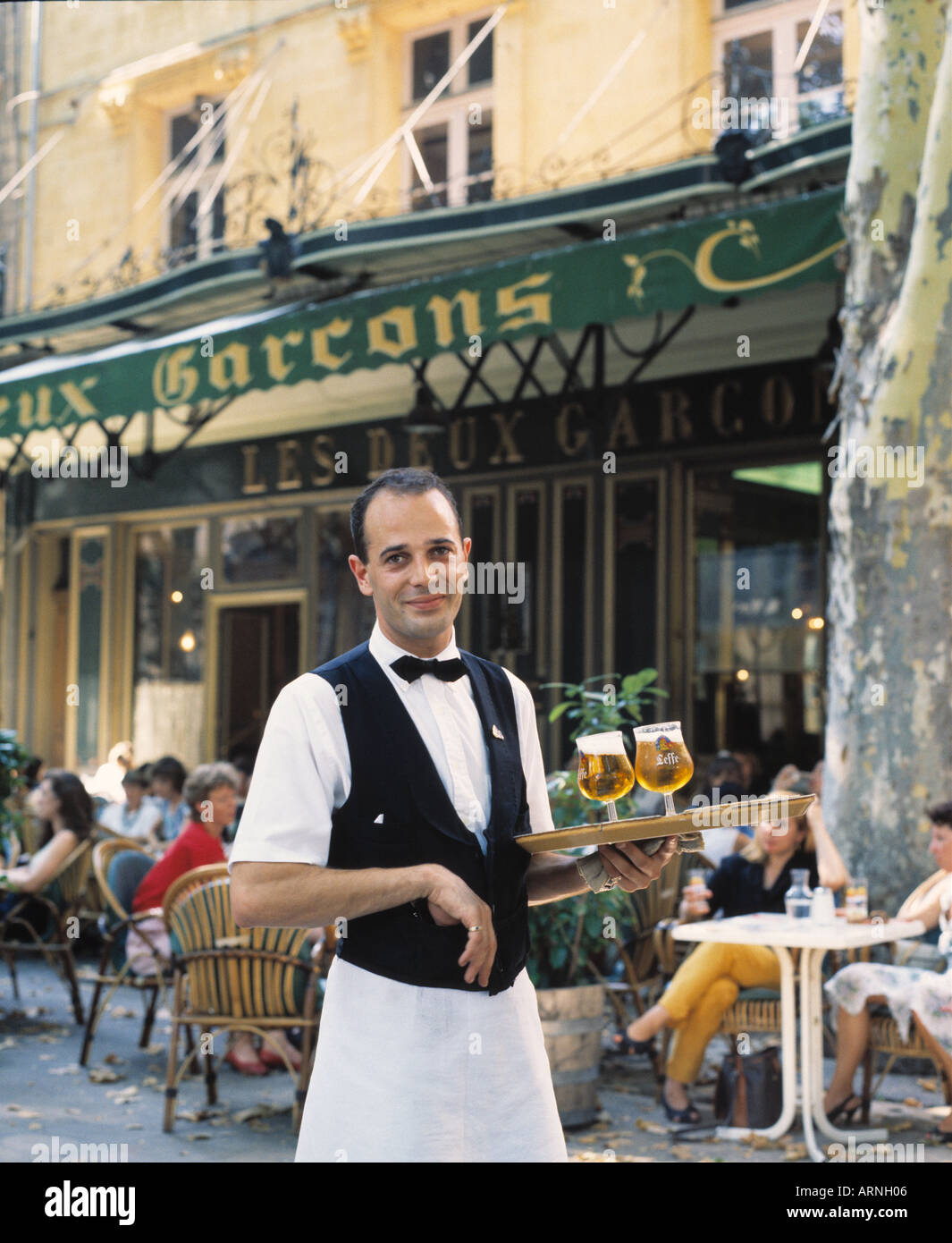 FRANCE WAITER CAFE Stock Photo, Royalty Free Image 5254405 Alamy