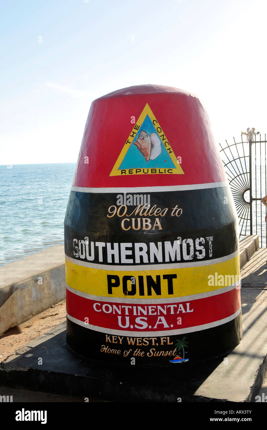 Key West Florida The Conch Republic 90 miles from Cuba southern most