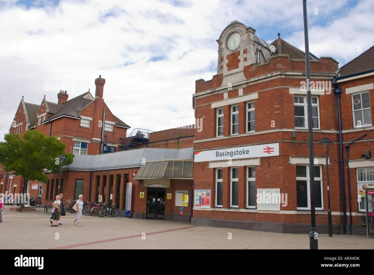 Basingstoke train station in Hampshire Stock Photo, Royalty Free Image