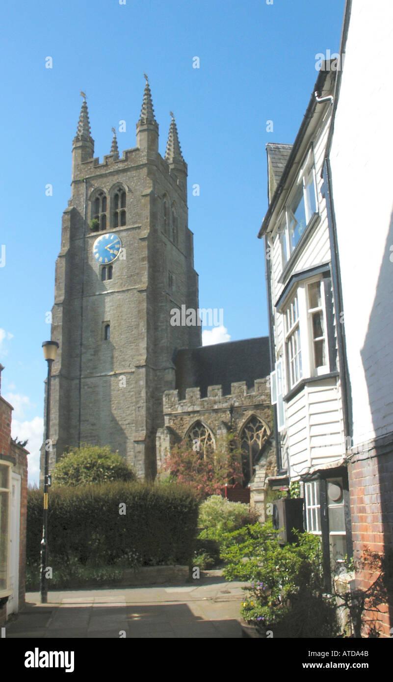 St Mildred s The Parish Church Tenterden Kent England Stock Photo