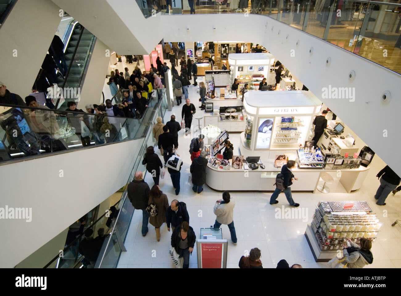 Inside John Lewis department store London England UK Stock Photo