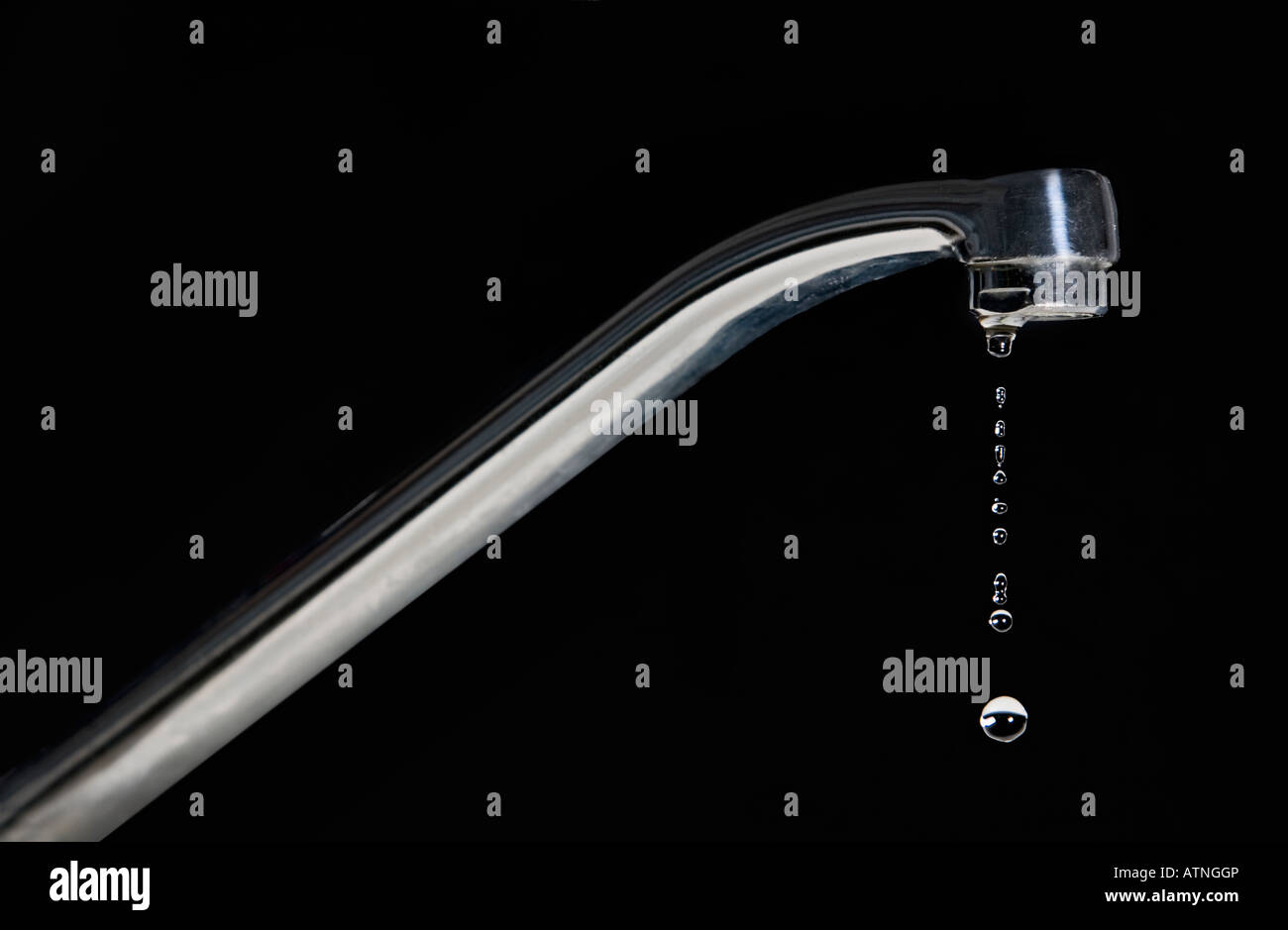 Water dripping from a tap Stock Photo 16359813 Alamy