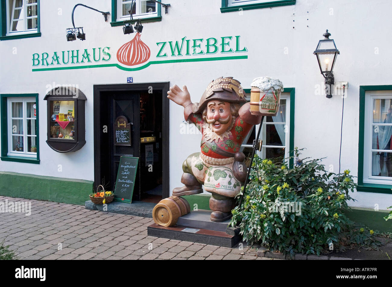 Restaurant Brauhaus Zwiebel / Soest Stock Photo, Royalty Free Image