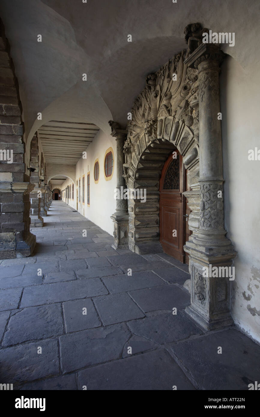 Gotha Schloß Friedenstein Schloßhof Portal Stock Photo Alamy