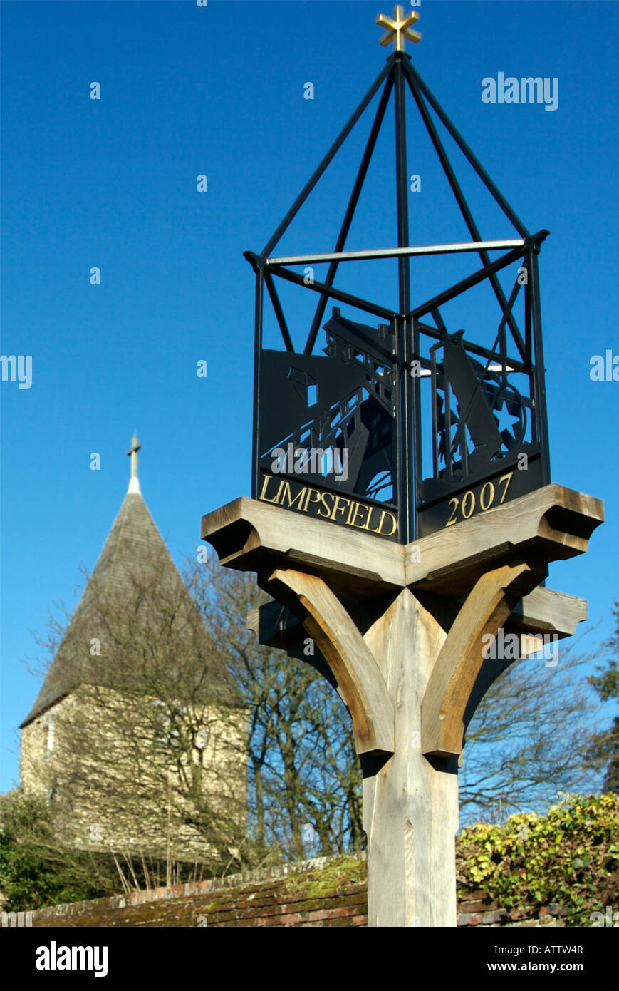 Limpsfield Church Limpsfield Surrey England Resting place of the Stock