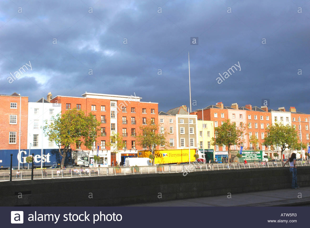 Wood Quay Dublin Ireland Stock Photo, Royalty Free Image 9367858 Alamy