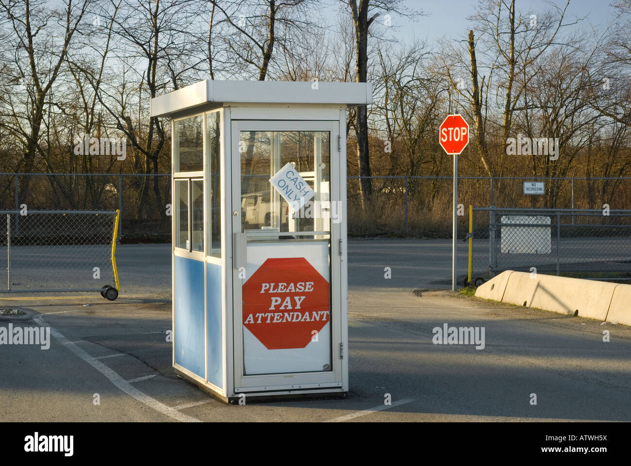 Parking lot pay booth Stock Photo, Royalty Free Image 16397653 Alamy