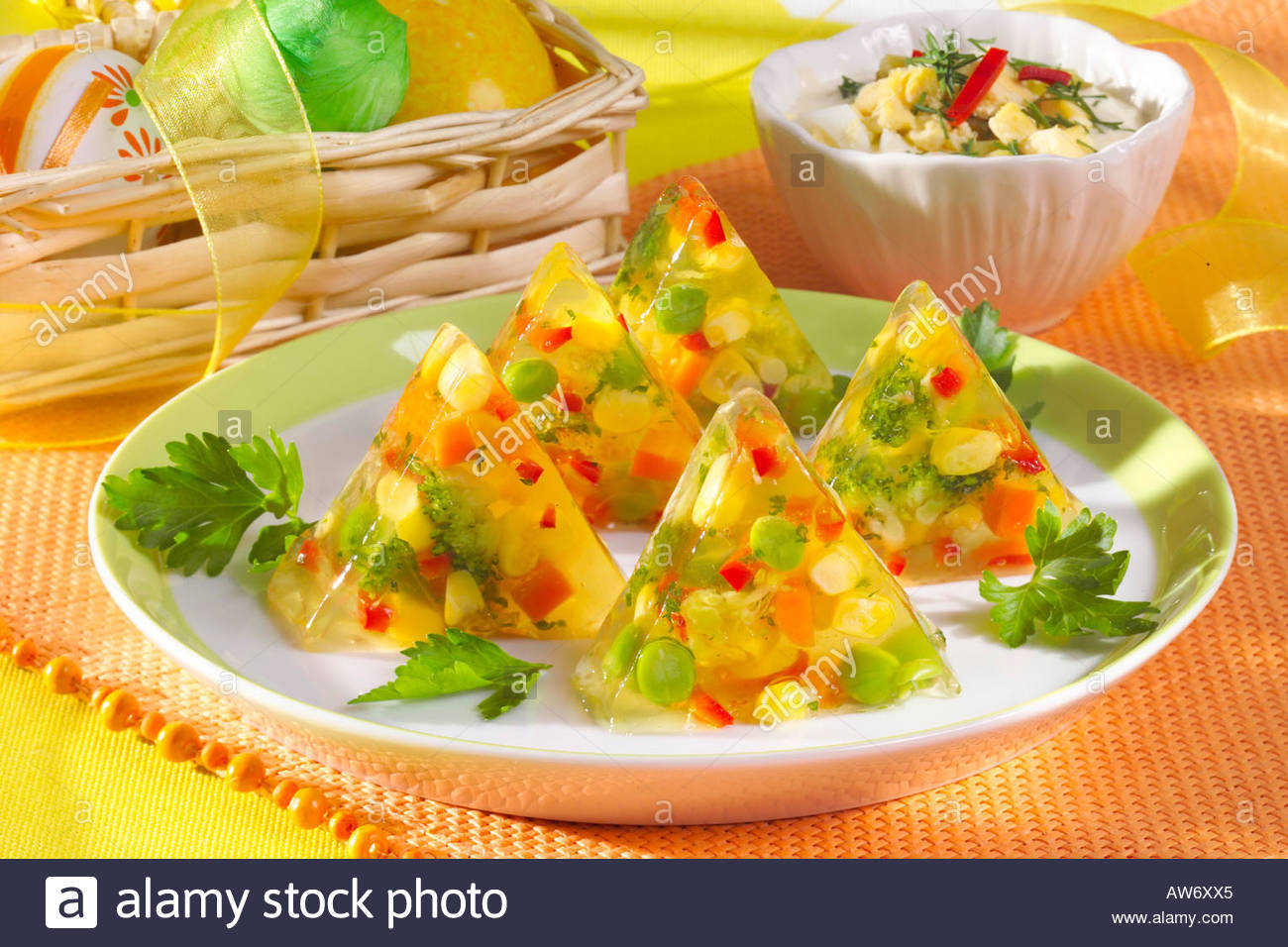 Vegetable Aspic Stock Photo, Royalty Free Image 9420324 Alamy