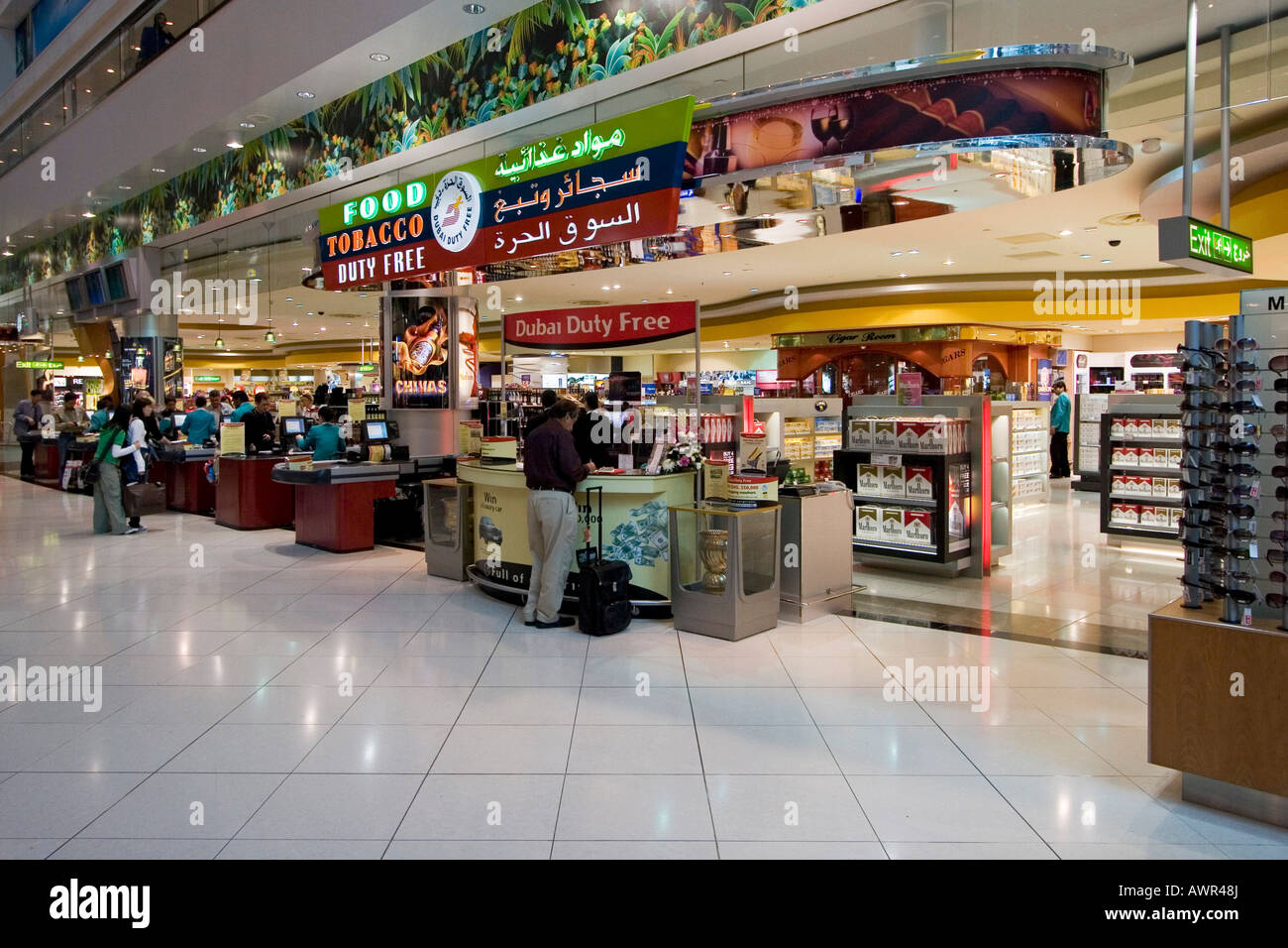 Duty Free Shopping, airport Dubai, United Arab Emirates, UAE Stockfoto